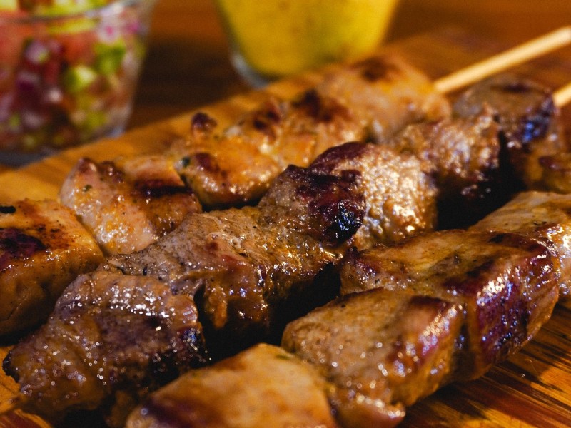 La brochette de bœuf