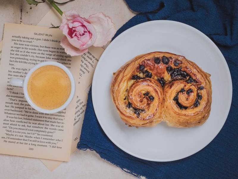 Le pain aux raisins