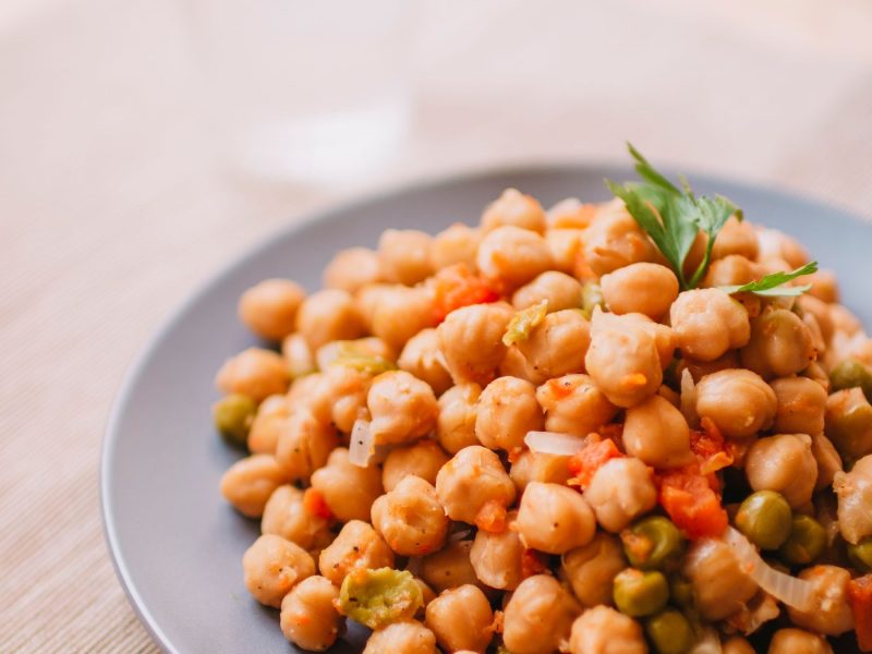 Les pois chiches cuits