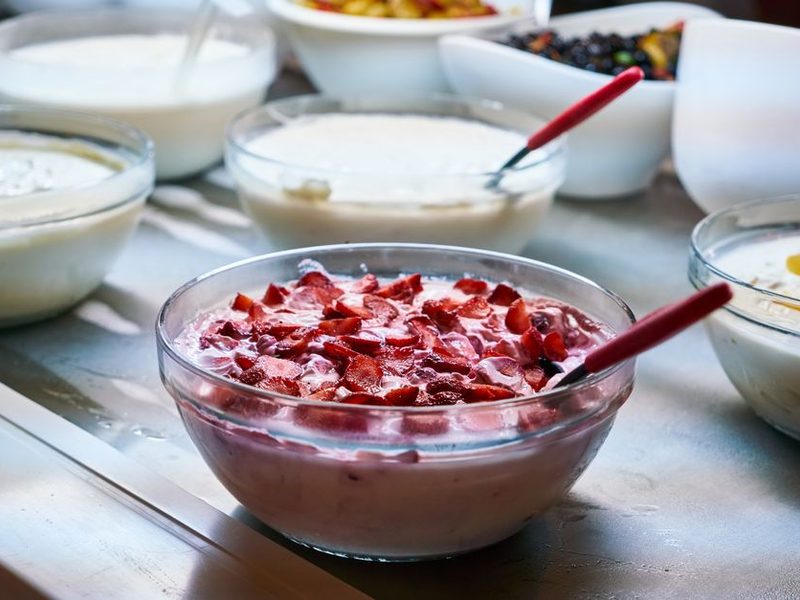 Le yaourt aux fruits